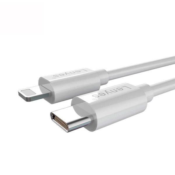 کابل تبدیل لایتنینگ به USB-C لنیز مدل LC701 TC-15 طول 1 متر